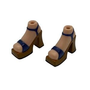 Bratz Footwear Meygan Campfire Navy Blue Platform Sandals